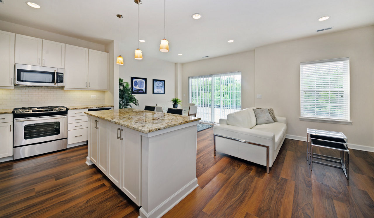 Elm Creek Interior Kitchen and Living Room