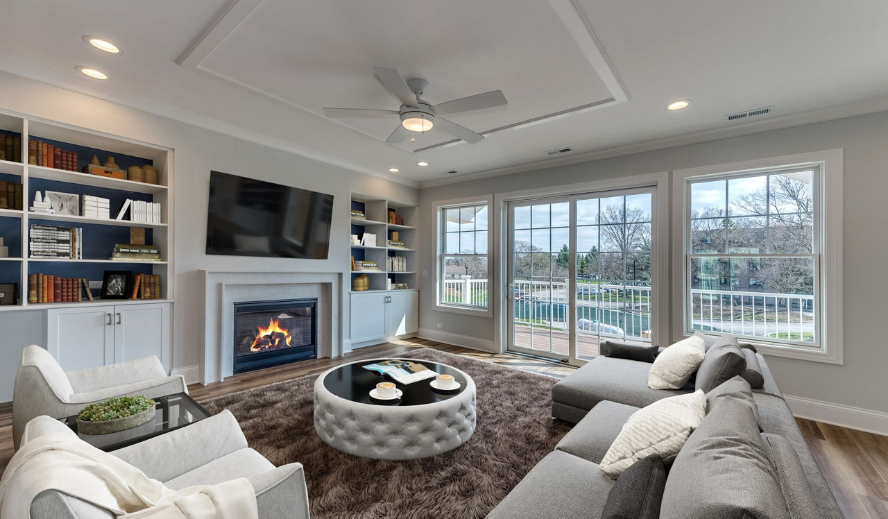 Eldridge Townhomes - Elmhurst, IL - Living Room