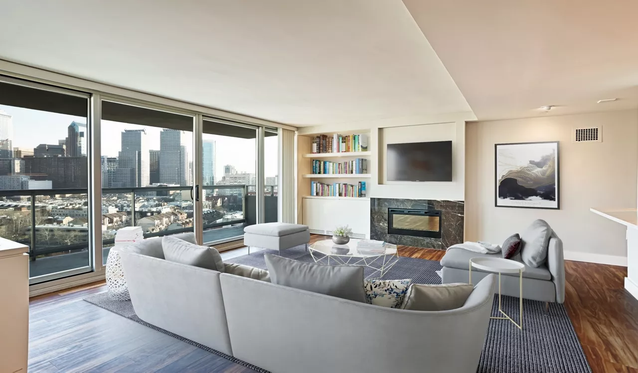 Park Towne Place Premier - Philadelphia, PA - Living Room