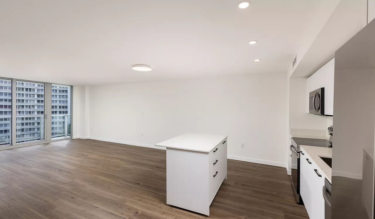 Flamingo Point - Miami, FL - Kitchen and Living Room