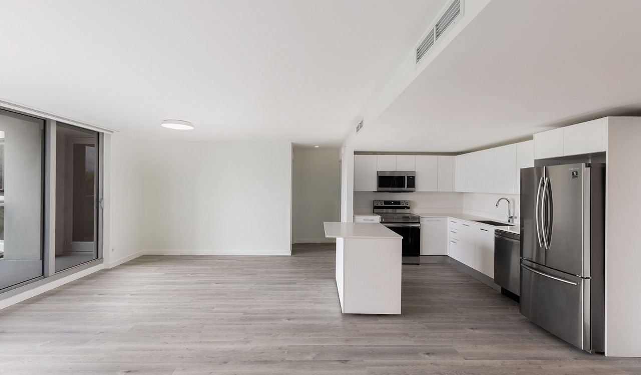 Flamingo Point - Miami, FL - Kitchen and Living Room