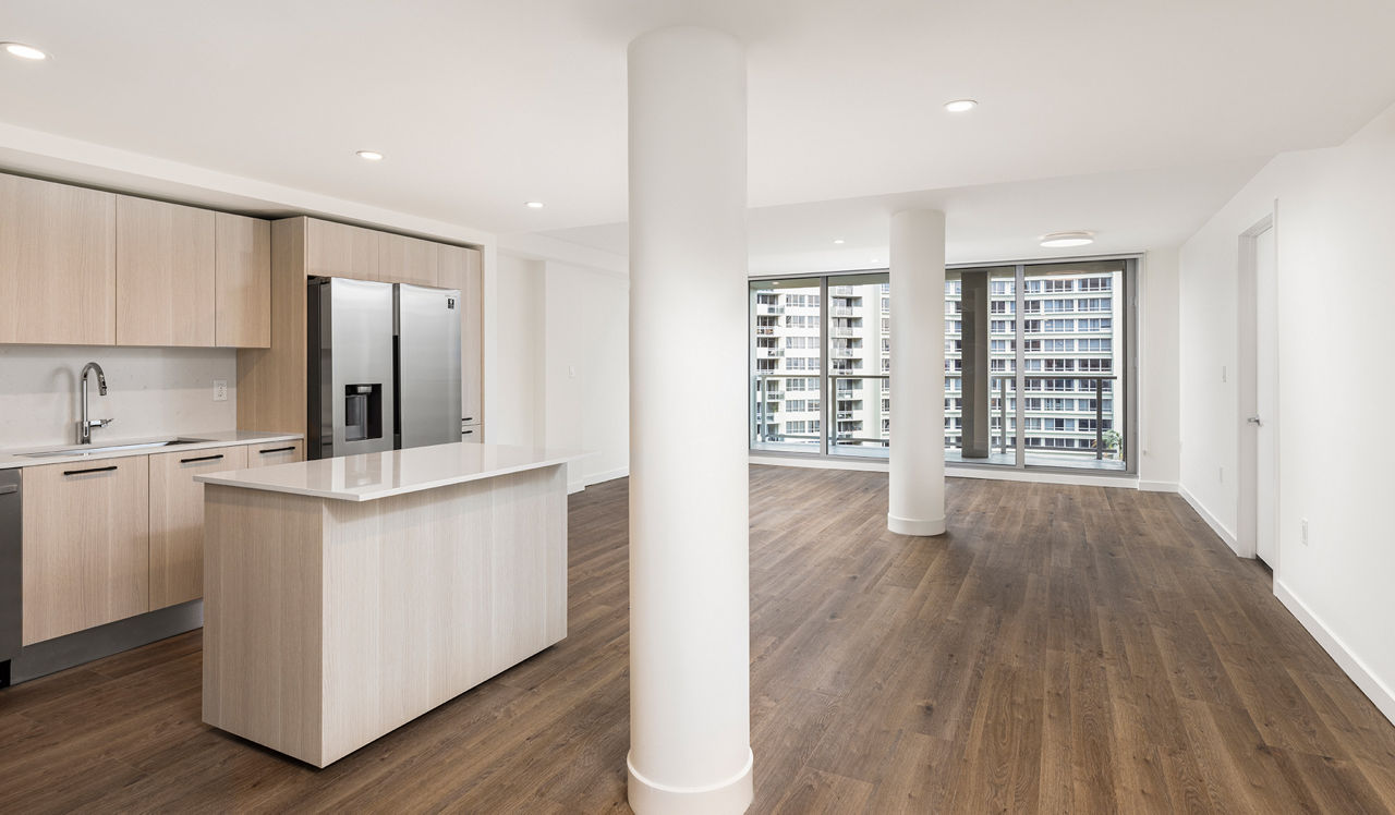 Flamingo Point - Miami, FL - Kitchen and Living Room