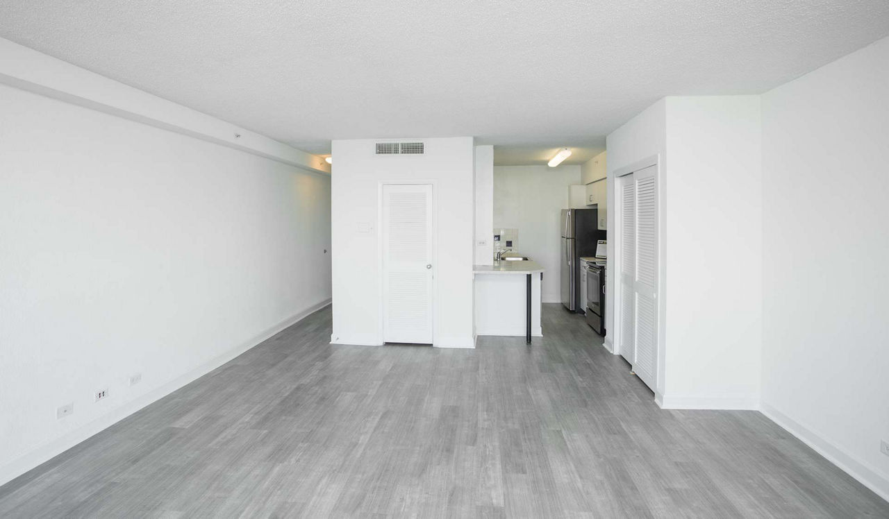 Flamingo South Beach - Miami, FL - Living room/Kitchen