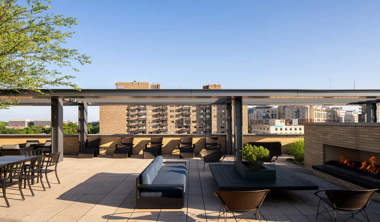 Flats 8300 - Bethesda, MD - rooftop