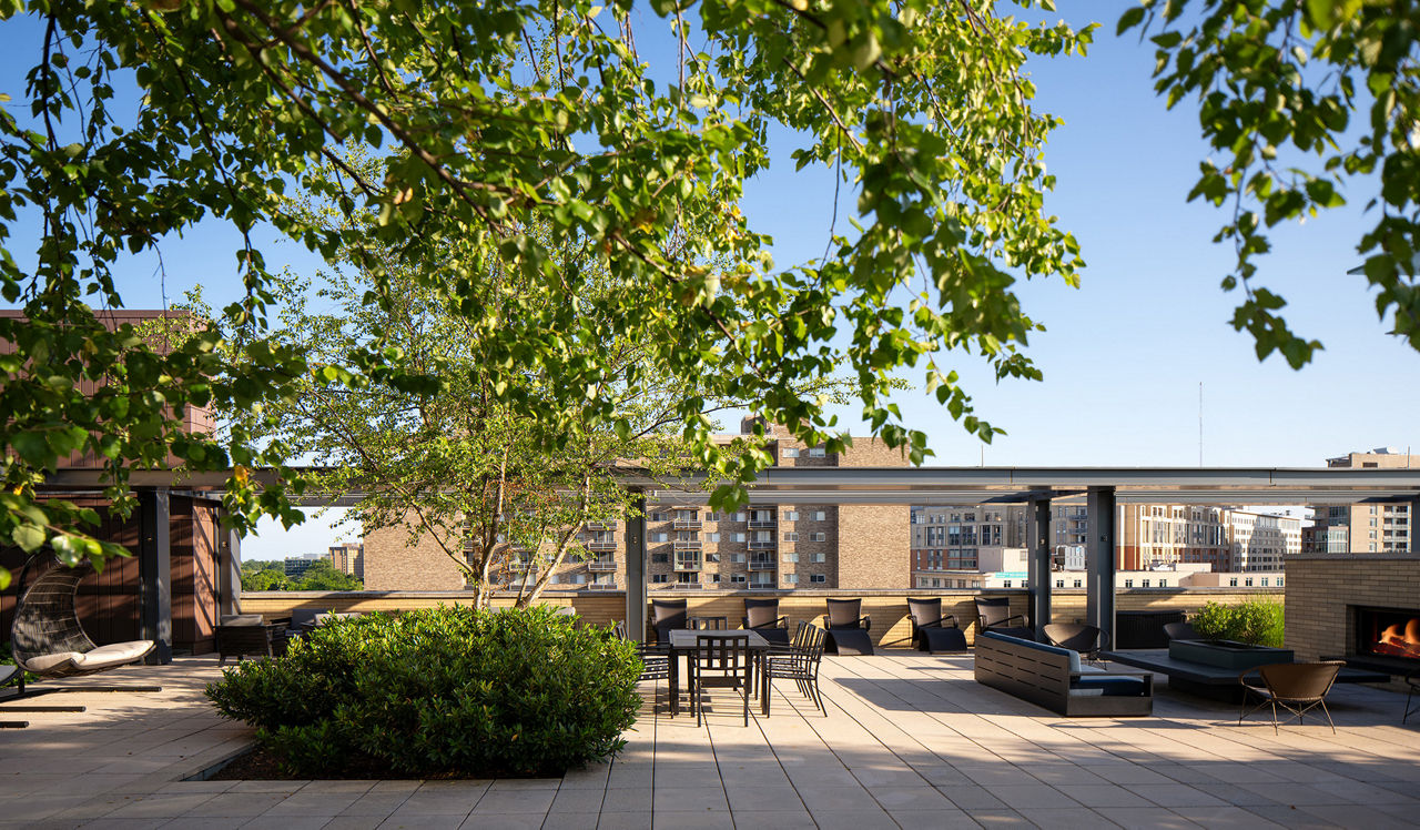 Roof deck at Flats 8300 Apartment Homes (2 of 3)