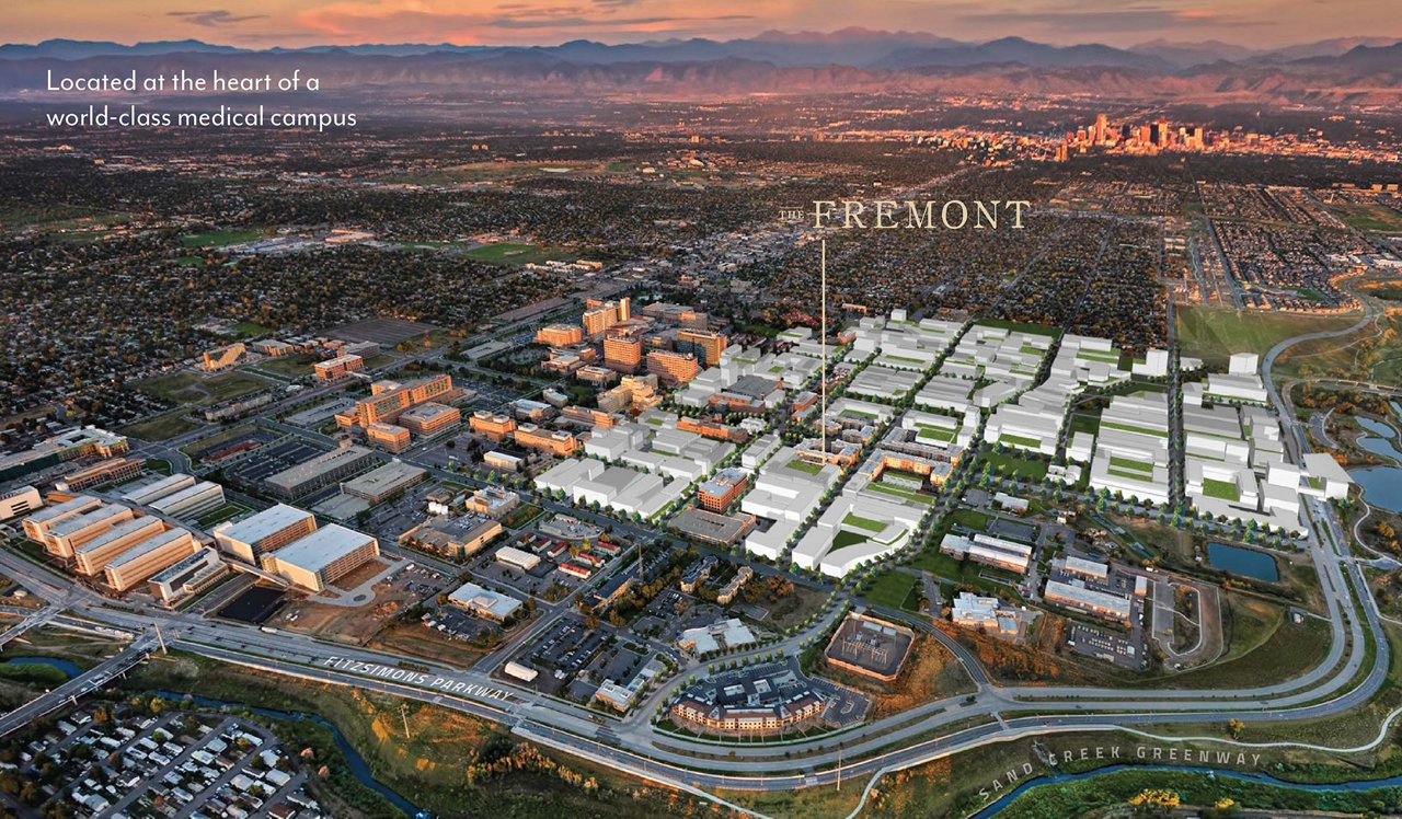 The Fremont Residences - Aurora, CO - campus.The Fremont is a trailblazer’s dream, conveniently located in the heart of the Anschutz Medical Campus.