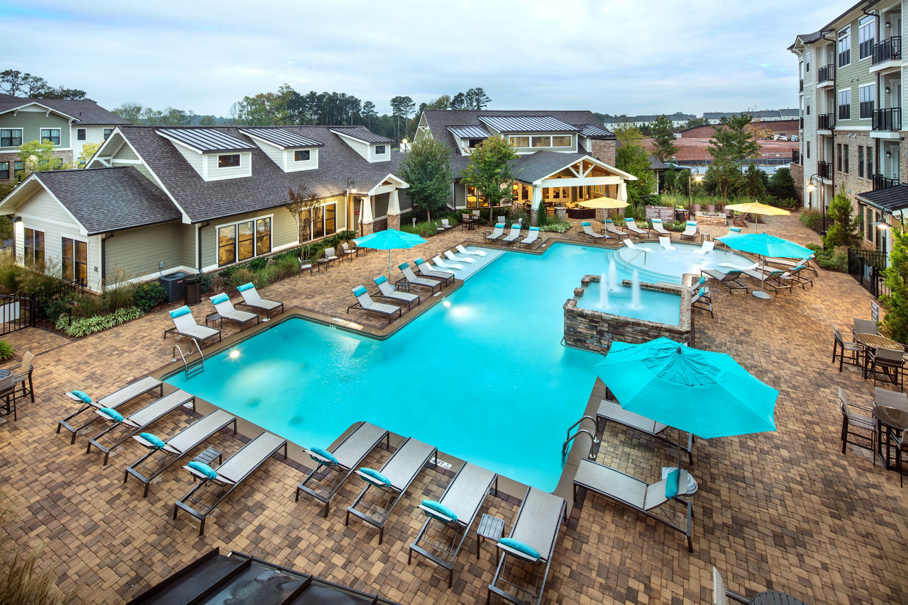 Pool at Aldridge at Town Village (3 of 3)