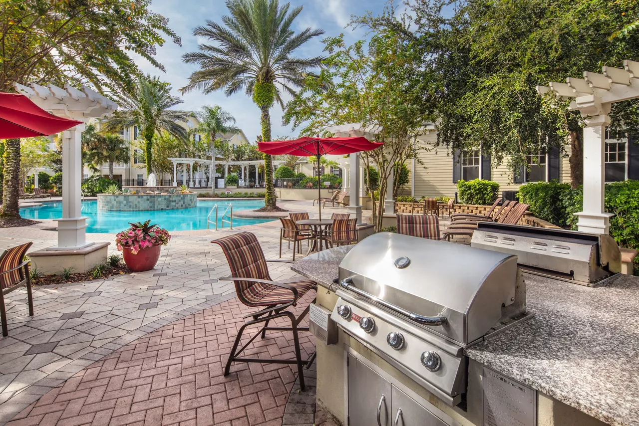 Village at Baldwin Park in Orlando, FL - Grill Area