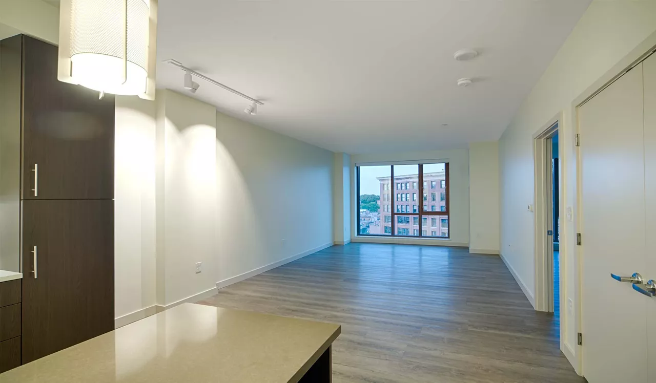 One Canal Apartment Homes - Boston, MA - living room