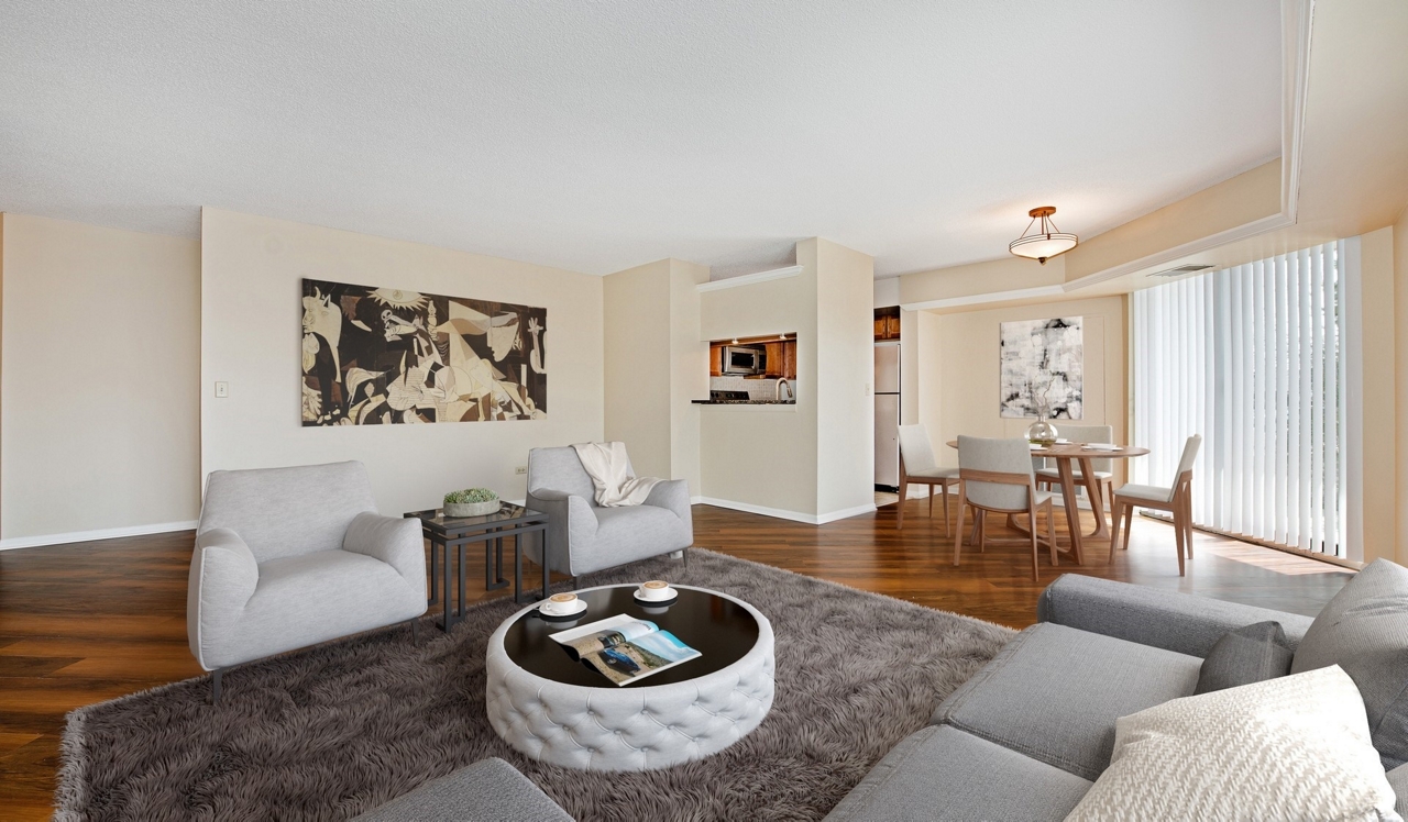 Elm Creek Apartments - Elmhurst, IL - Interior Living Room