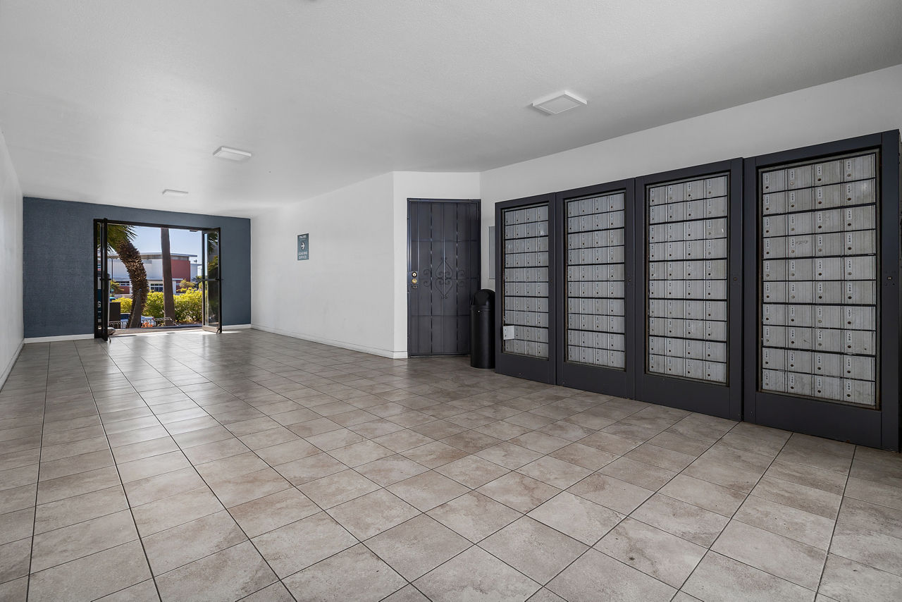 Mailroom at Palms Apartments