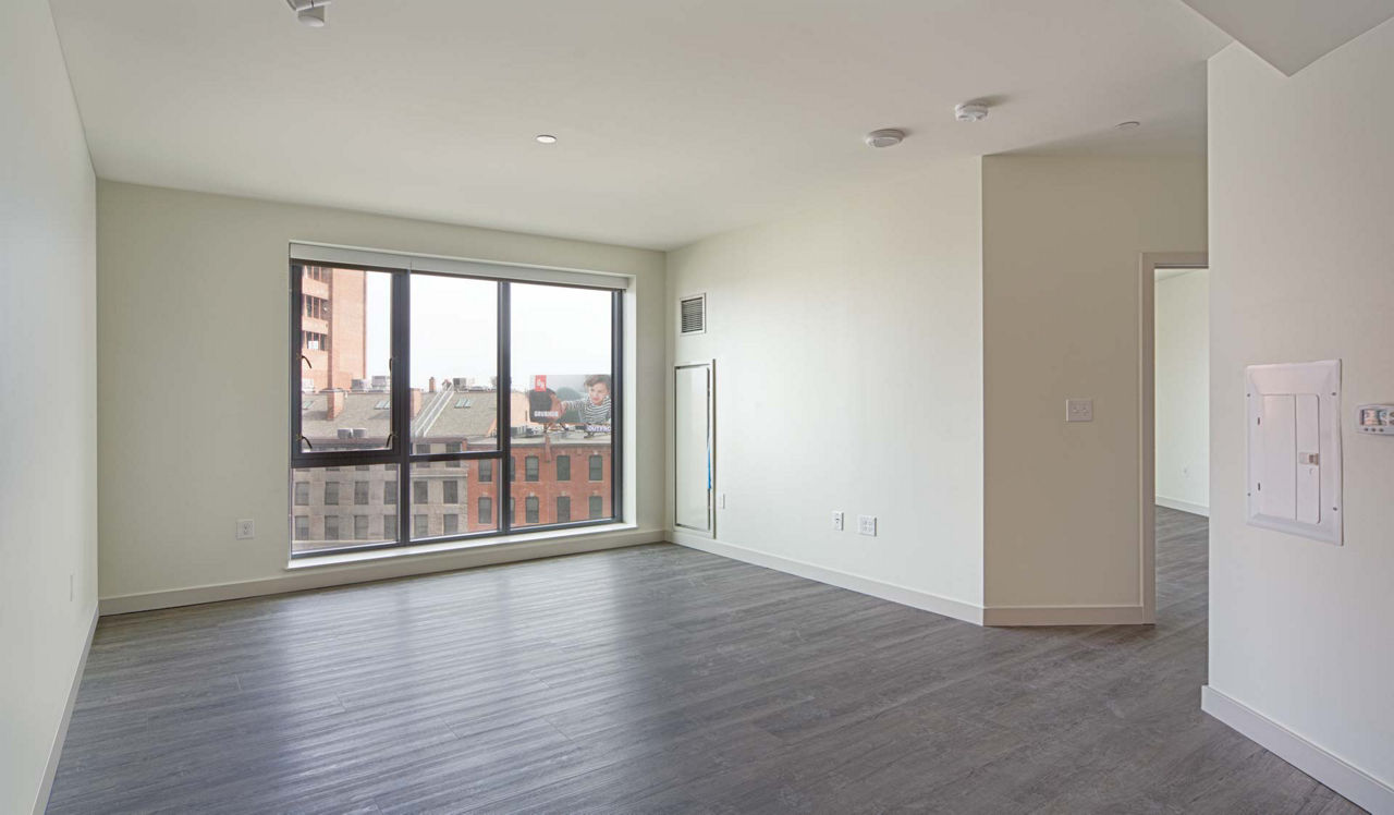 One Canal Apartment Homes - Boston, MA - living room