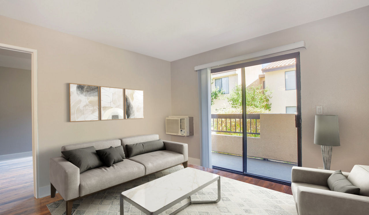 Malibu Canyon Apartments - Calabasas, CA - Living room 