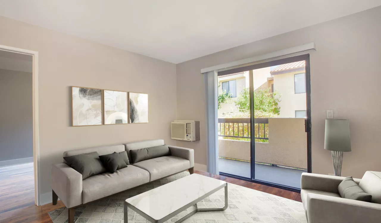 Malibu Canyon Apartments - Calabasas, CA - Living room 