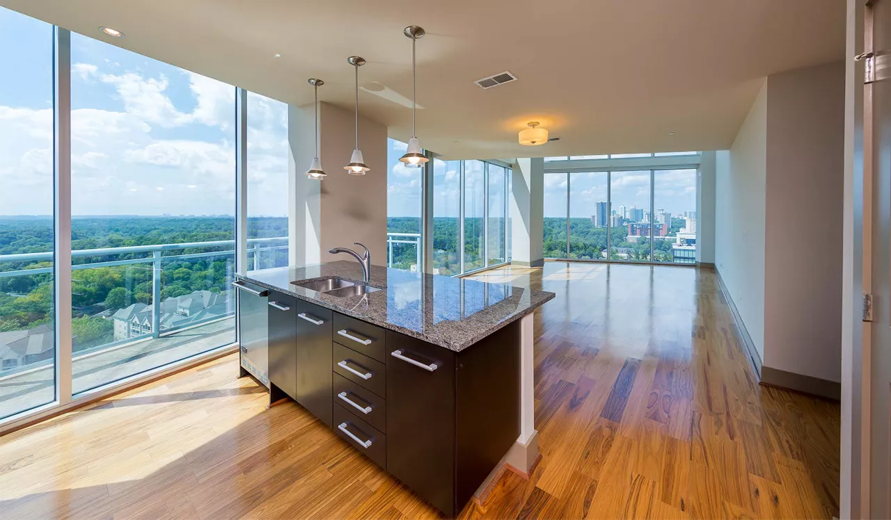Mezzo Apartment Homes - Buckhead, Atlanta - Living Room