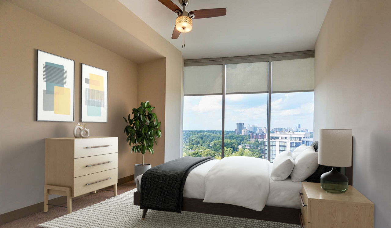 Mezzo Apartment Homes - Buckhead,  Atlanta, GA - Bedroom