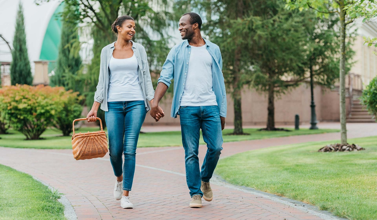 Saybrook Pointe - San Jose, CA - Couple Walking 