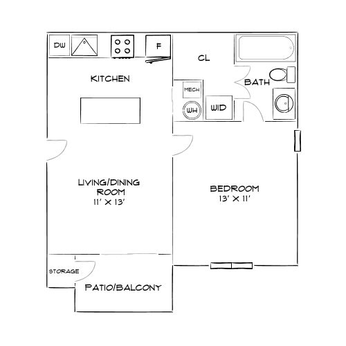 Buckhead and Vine - Atlanta, GA - Diagram