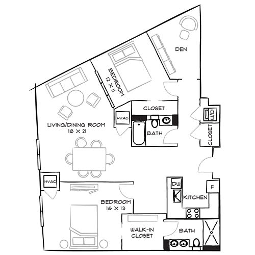 2D Diagram Furnished