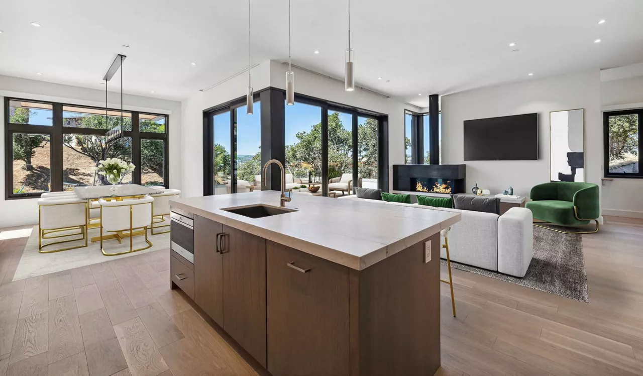 Oakshore Drive - Marin, CA - Floor Plan Diagram