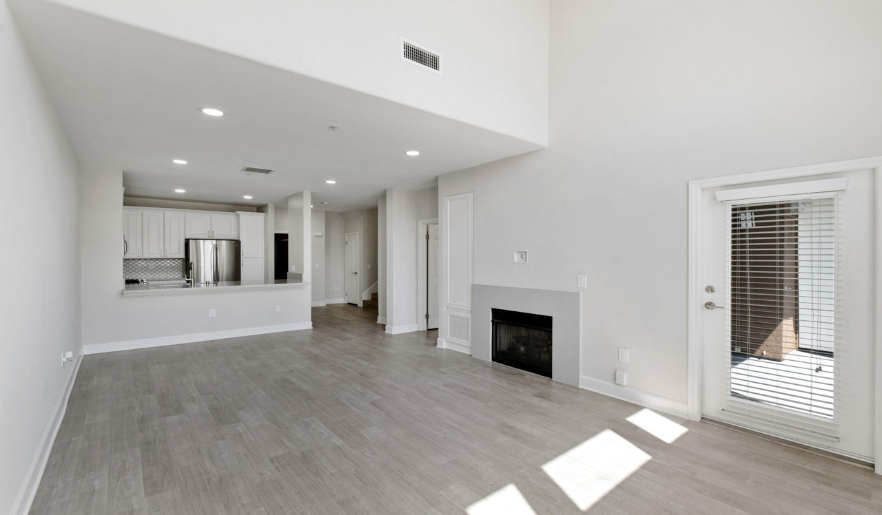 Palazzo West - Los Angeles, CA - Interior Kitchen and Living Room