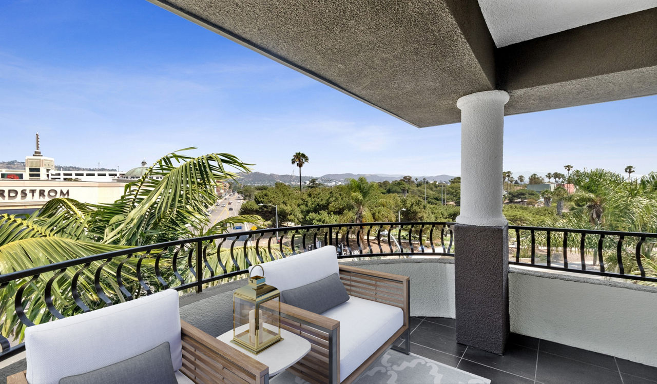 Palazzo West - Los Angeles, CA - balcony view
