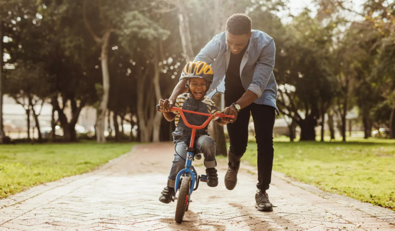 boy on a bike