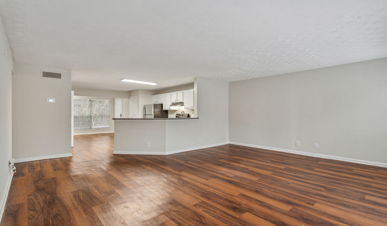 Peachtree Park - Atlanta, GA - Kitchen and Living Room