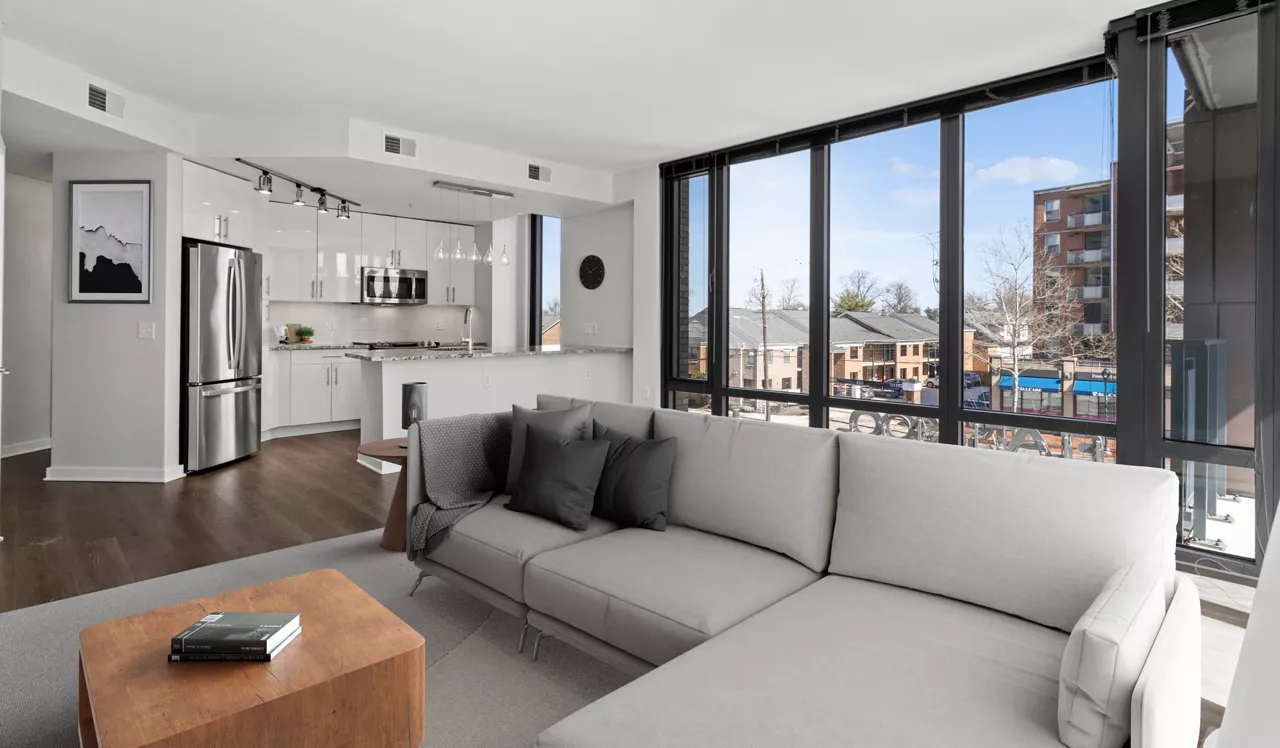 Flats at 8300 - Bethesda, MD - Living Room