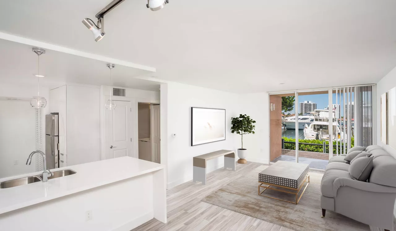 Waterways Village - Aventura, FL - Living Room