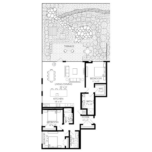2D Diagram Furnished