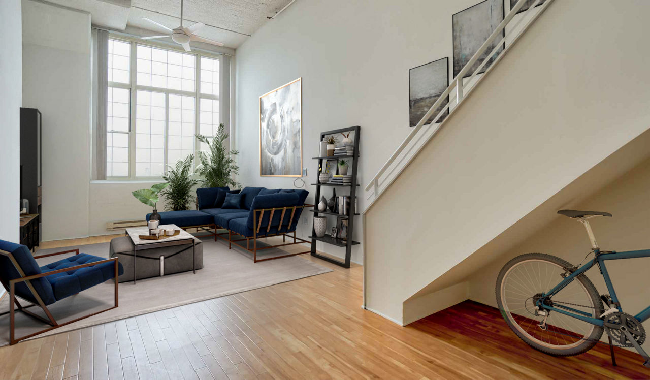 The Riverloft - Philadelphia, PA - Living Room