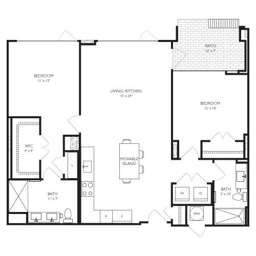 Ravel and Royale - Bethesda, MD - Floor Plan Diagram