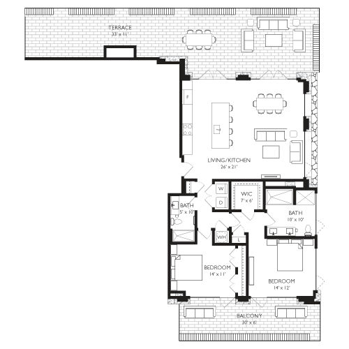 2D Diagram Furnished