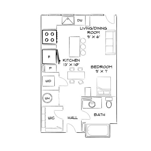 2D Diagram Furnished