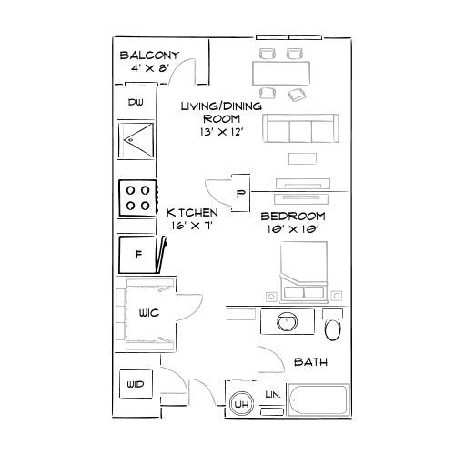 Arapahoe Square - Denver, CO - diagram