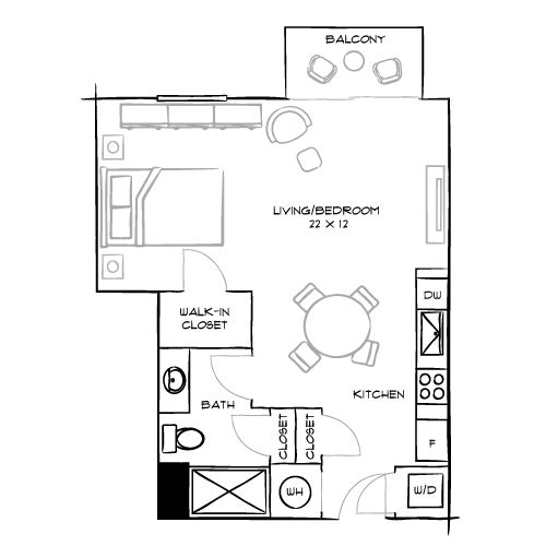Reserve at Coconut Point - Estero, FL - Design EA Floor Plan Diagram