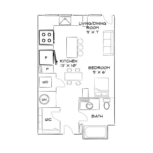 2D Diagram Furnished