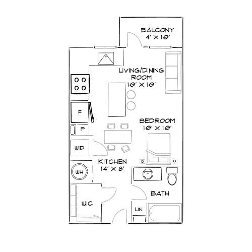 2D Diagram Furnished