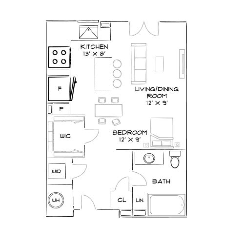 2D Diagram Furnished