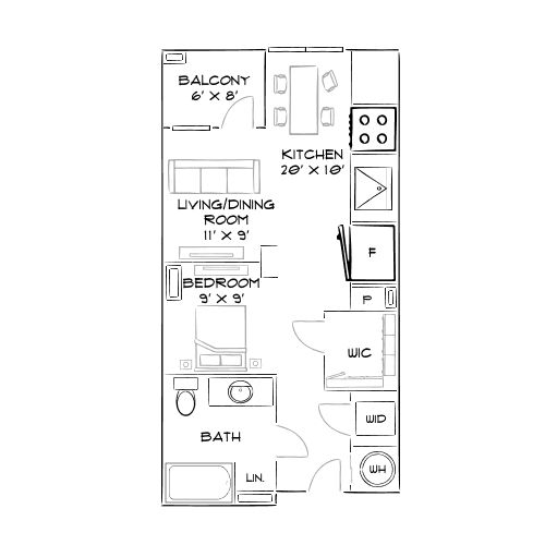 2D Diagram Furnished