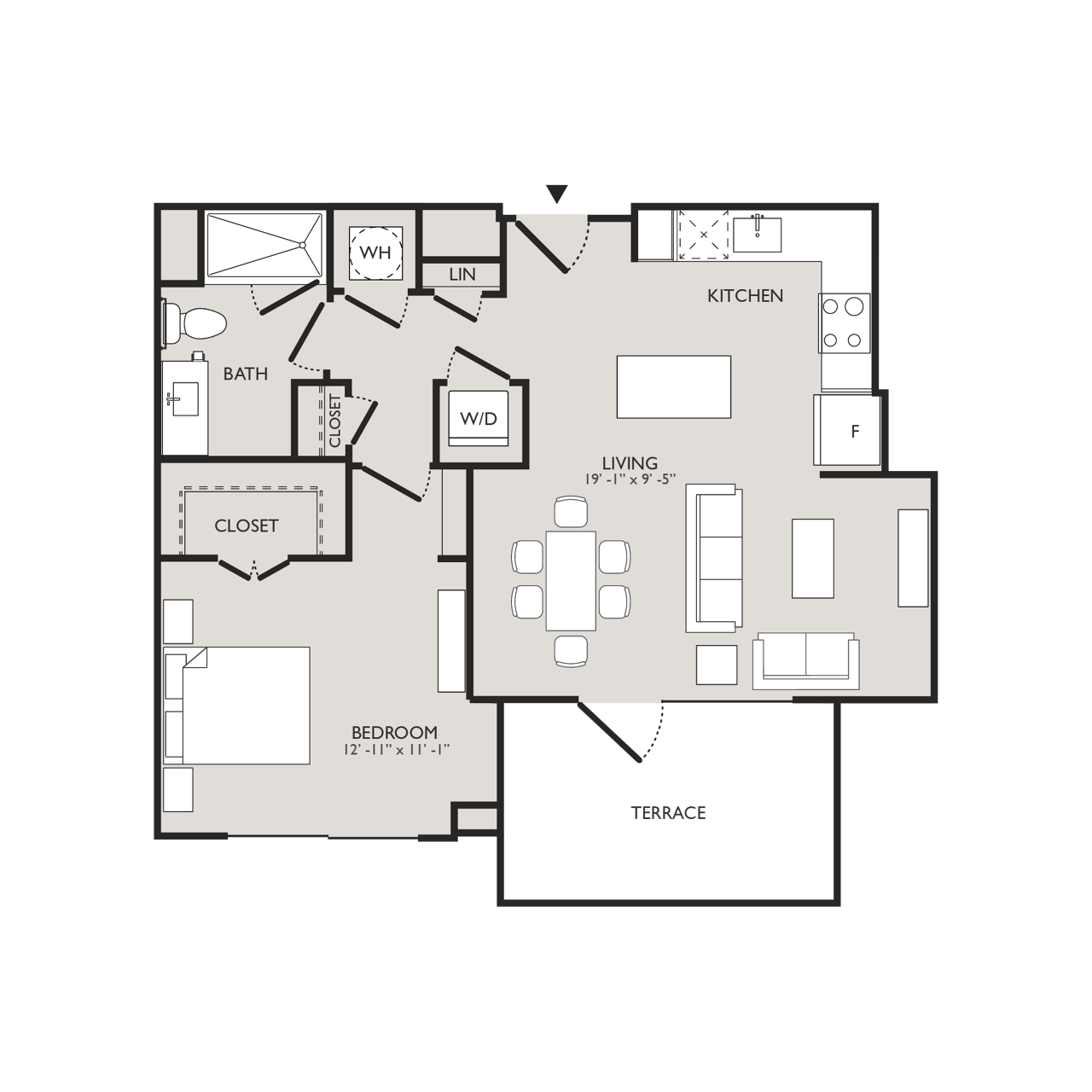 Upton Place - Washington, D.C. - Floor Plan Diagram