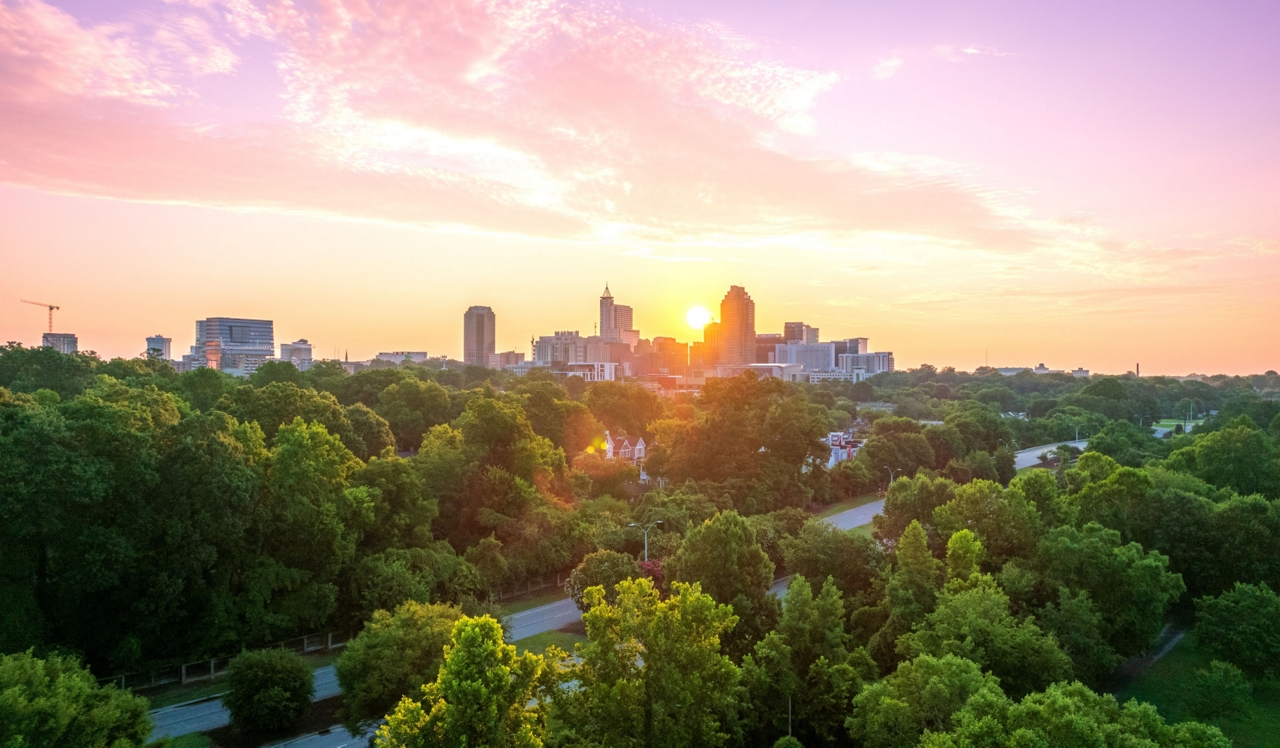 Brizo - Durham, NC - Downtown.<p style="text-align: center;">&nbsp;</p>
<p style="text-align: center;">Explore the vibrant blend of Downtown Raleigh’s cityscape, where contemporary skyscrapers and historic landmarks harmonize to fuse the old and new.</p>
