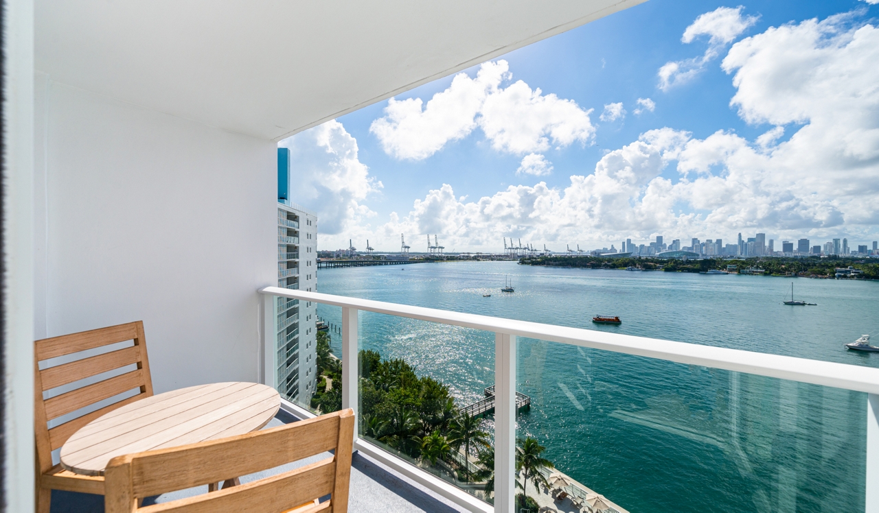 Southgate Towers - Miami, Fl - Balcony with Bay View