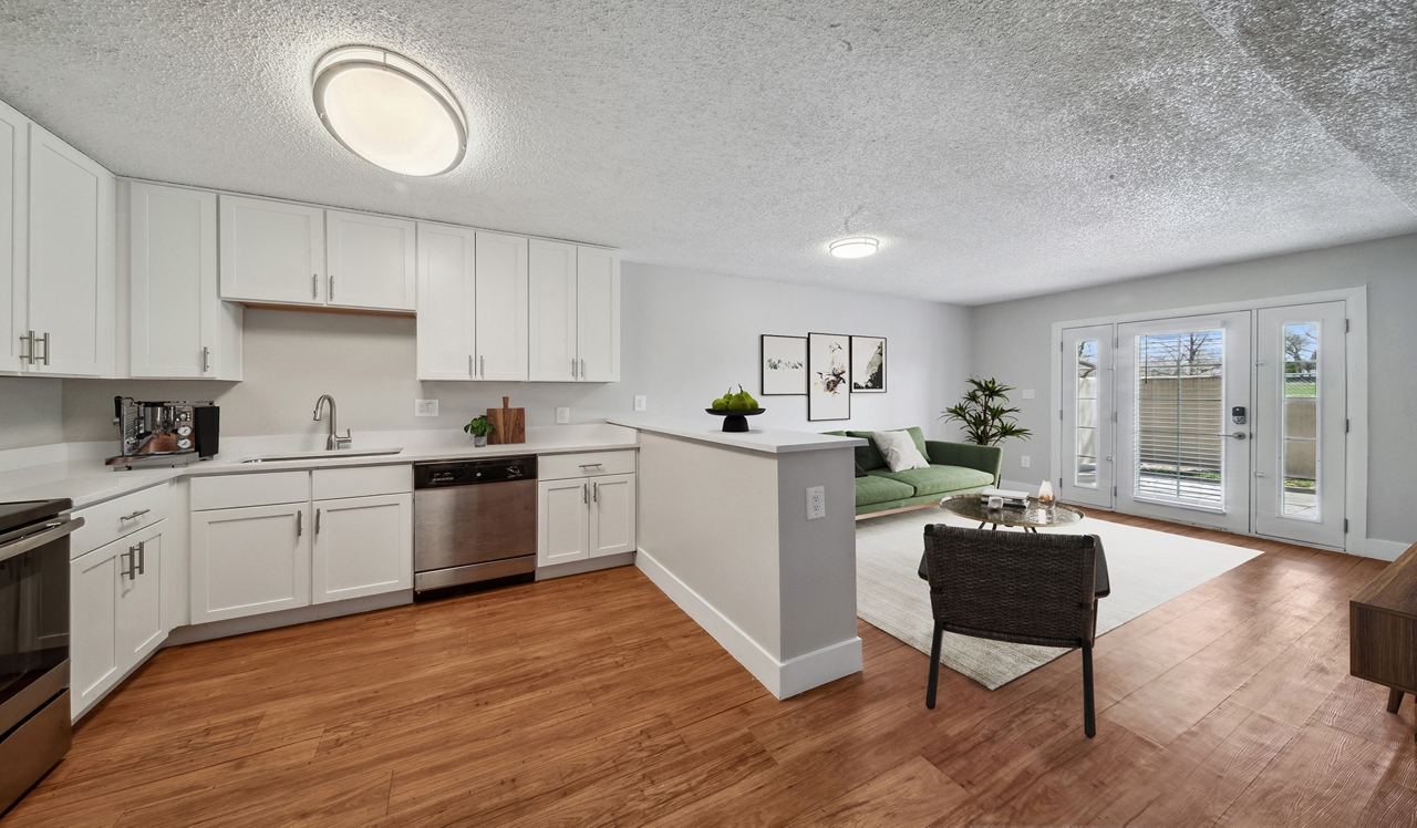 Meadow Creek - Boulder, CO - Kitchen and Living Room