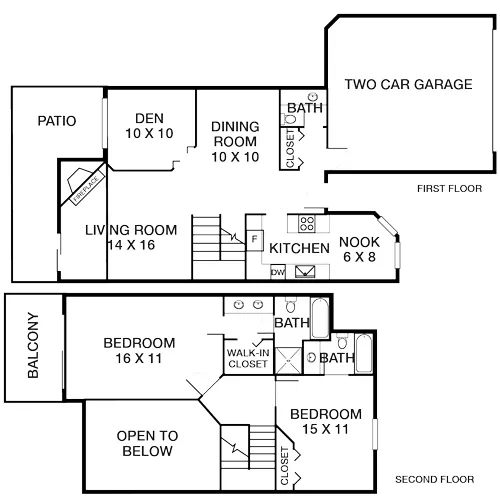 Township Residences - Centennial, CO -  Floor Plan Diagram