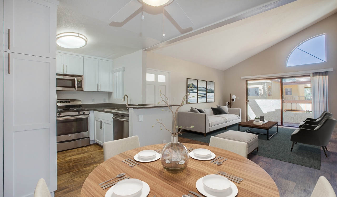 Malibu Canyon Apartments - Calabasas, CA - Interior Living Room