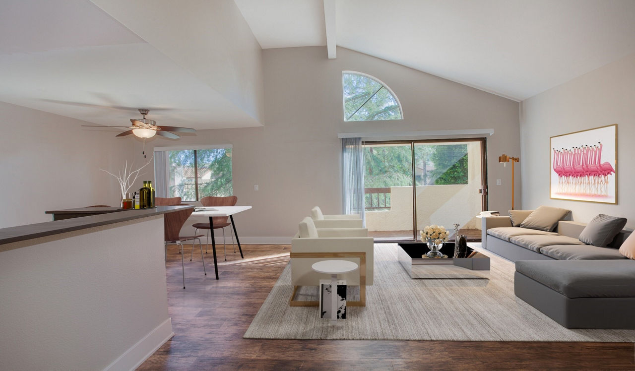 Malibu Canyon - Calabasas, CA - Interior Living Room