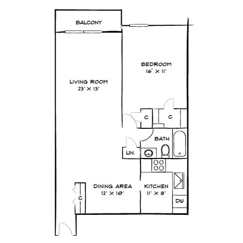 North Park - Chevy Chase, MD - Maryland Floor Plan Diagram