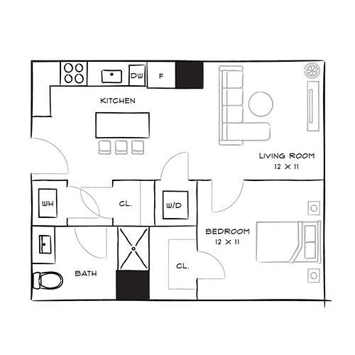2D Diagram Furnished